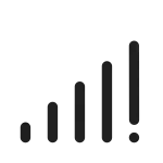 Cellular Unavailable SVG Icon